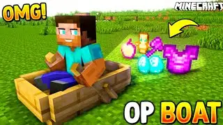 MINECRAFT BUT BOATS IS SUPER OP