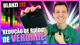 ULANZI J12 - O Melhor Microfone de Lapela para Celular com Redução de Ruído