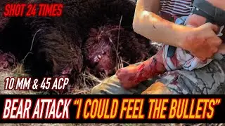 45 ACP fail? 24 shots to stop attacking grizzly | bear defense handguns 10mm vs 45 ACP
