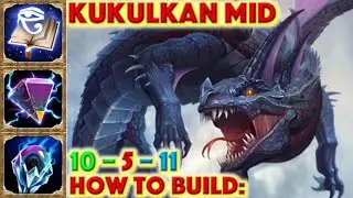 SMITE: HOW TO BUILD KUKULKAN - Kukulkan Mid Build + Gameplay (Smite Season 7 Conquest)