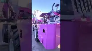 Pink self loading concrete mixer  self feeding concrete mixer #selfloadingconcretemixer#selffeeding