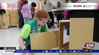 Video: Girl Scouts celebrate SA's tricentennial by creating little free libraries