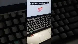 Hundred points symbol | #msword #learning #keyboard #computer #windows