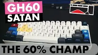 [Клавиатуры] GH60 Satan &mdash; я построил 60% механическую клавиатуру