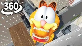 Giant Garfield Eats You | 360&deg; VR
