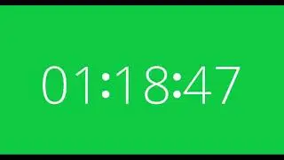 🟩 🟩 01:30:00 Green Screen Countdown Timer - 1 Hour 30 Minutes / 90 Minutes - 🟩 🟩 Free Use!