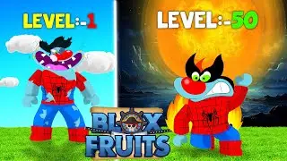 My First Day in BLOX FRUIT GONE WRONG😱| NOOB To PRO Day 1 ft.Oggy