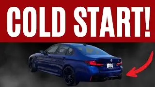 2023 BMW M5 COMPETITION EXHAUST COLD START!💥💥