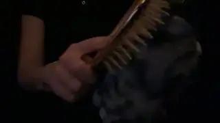 brushing triggers that get more random and chaotic - fast and aggressive lofi asmr