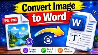 How to Convert Image to Word | Image to Text Converter Tutorial