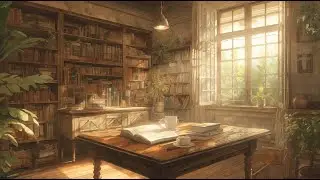 Calm Thoughts Among Old Books | 3 Hours Ambient Music for Concentration