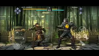 shadow fight with Rudrax