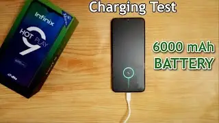 Infinix Hot 9 PLAY 6000 mAh Full Battery Charging Test