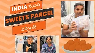Sweets parcel from India-Yummy  #family #food #yummy #teluguusavlogs #telugu #usa #trending #viral