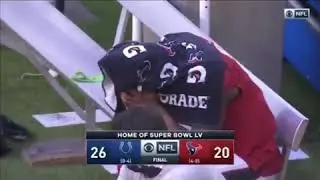 Deshaun Watson Crying