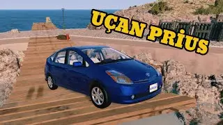MAŞINLARLA UZAĞA ATLAMA YARIŞMASI! BeamNG Drive | Azərbaycanca