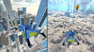 Base jump wing suit flying 3D game 🙂😉😊 all levels gameplay (Android,ios)