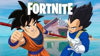 Exploring DRAGON BALL ADVENTURE ISLAND in Fortnite