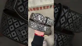 Laser-Cut Belt, 2&rdquo; Wide, Gold & Silver | Shop Now #fok