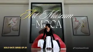 Visiting a viral art museum in Bangkok 🖼️| MOCA| Solo Date Vlog| Alphabet date- A✨
