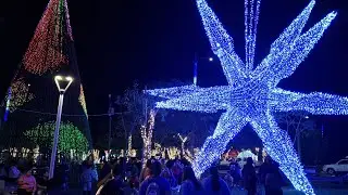 INAUGURACION villa navide&ntilde;a parque Principito Santa Tecla