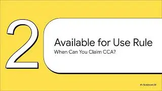 Capital Cost Allowance and Capital Property Rules