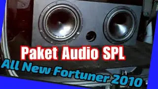 Paket Audio SPL by Momentum @ All New Fortuner | Car audio package SPL
