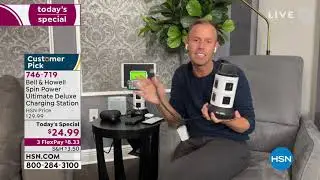 Bell   Howell Spin Power Ultimate Deluxe Charging Station