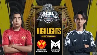 SRG vs MONSTER VICIOUS HIGHLIGHTS | REGULAR SEASON MPL MALAYSIA S14 SRG vs MV