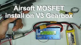 [ENGLISH / AIRSOFT] MOSFET installation on a VER 3 gearbox (Steyr AUG) with ROF comparison