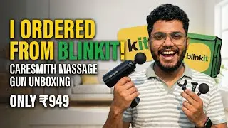 I Ordered a Massage Gun from Blinkit 😱 | Only ₹949 Unboxing & Review