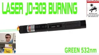 JASER 303 UNBOXING REVIEW GREEN 445nm burning laser