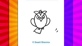 Embrace Your Emotions: 2-Minute Angry Owl Drawing Challenge 🧘&zwj;♀️🎨 #ExpressiveArt #mindfulmoments