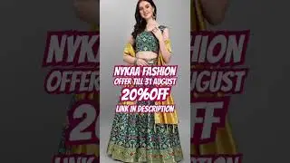 Nykaa Fashion Sale Up to 20% OFF! Use My Link in the description #nykaasale #shorts  #festive #short