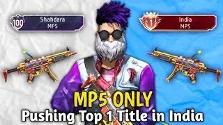 FREE FIRE CS RANK GAMEPLAY 🔥 | ONLY MP5 CHALLENGE | MP5 PRO PLAYER | FF CS RANK