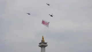 Menjelang HUT Kemerdekaan RI ke-80 17 Agustus 2025 Ada Atraksi Pesawat Tempur TNI dan Helikopter