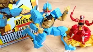 最高の戦隊玩具でございやす！プレバン限定 超合金 オトモ忍 ロデオマル & 可動アカニンジャー超絶 徹底レビュー！DXバイソンキングとDXライオンハオーにも合体！