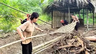 580 Days Alone in the Forest A Single Mother and Her 80 Year Old Grandma Build a Bamboo Home