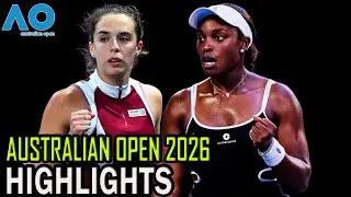 Sloane Stephens vs Lucia Bronzetti Q-Round || Australian Open 2026
