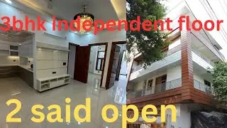 Corner property 3bhk independent floor park fesing for sale 2 balcony k sath Vasundhara 9310513029