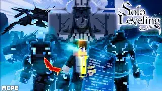 MOST EPIC SOLO LEVELING Mod/Map for Minecraft PE 1.20 - 1.21 🔥 | Solo Leveling addon MCPE