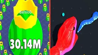 Balls io Vs Snake Clash io - Found Rare Epic Max Level Gameplay #192