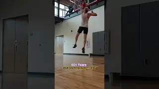 Vertical Jump Training  (Last Real dunk was age 47) #fitover40  #plyometrics #basketball