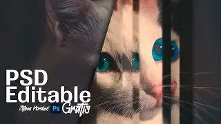 EDITABLE PANELES VERTICALES | DESCARGA PSD GRATIS | Tutorial Photoshop | Stiben Morales