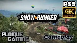 SnowRunner PS5 Version New Career Gameplay[4K60 Video]