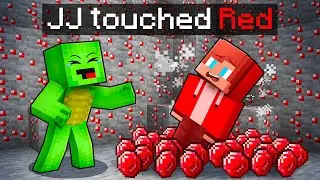 JJ and Mikey: BATTLE Of TOUCHING COLORS in Minecraft - Maizen