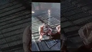 Prison fight in the GCPD cell block.  I challenge @AuriTheMermaid to an Arkham challenge map.