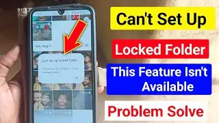 Can't setup lock folder | how to fix can't setup lock folder problem in Google photos 