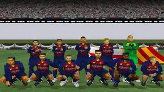 PES 2020 (PS1) Real Madrid vs Barcelona - English Commentary