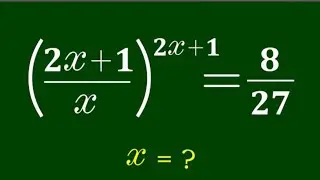A Nice Algebra Problem | Maths Olympiad | Find X |
